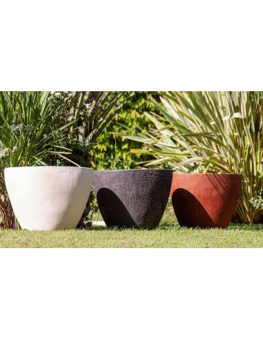 Brushed black clay Ellipse cup