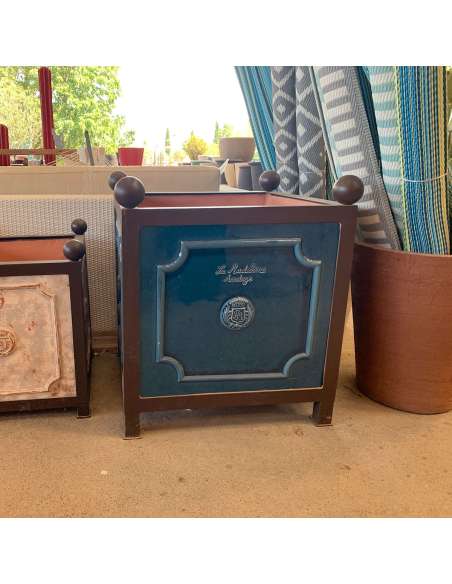 Bac à oranger émaillé tradition bleu