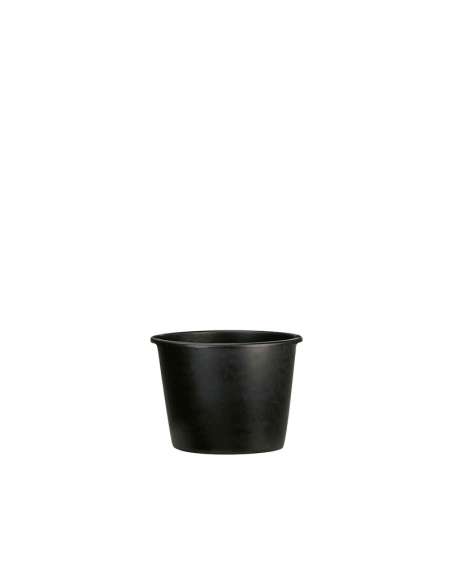 Black plastic container for Anduze pot n°4 or Mazagran mini