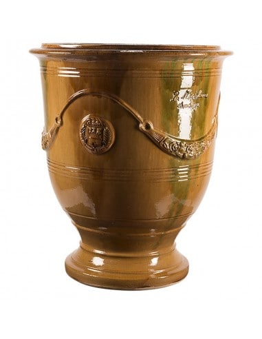 Vase d'Anduze émaillé tradition flammé