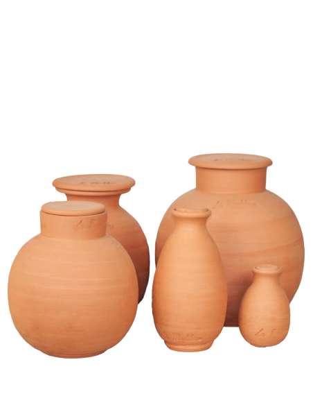 Watering pottery to bury with cap (Ollas) size S