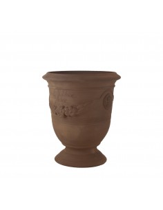 Vase d'Anduze terre couleur noire (Tailles moyenne)