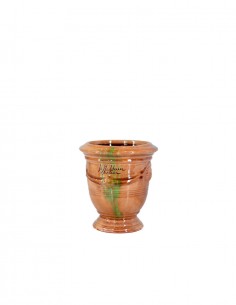Anduze mini vase flamed enamelled tradition n°7 D13cm - H14cm