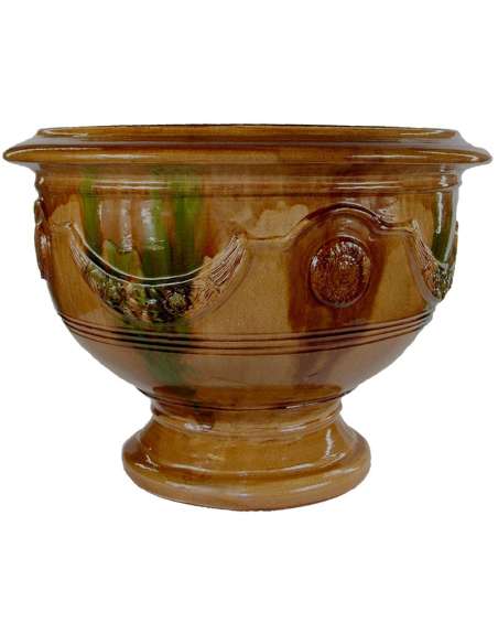 Coupe d'Anduze émaillé tradition flammé