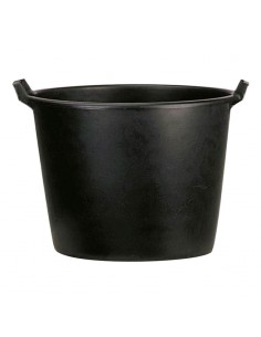 Pot rond en plastique noir pour Anduze n°1 bis et n°0