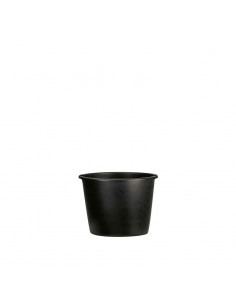 Black plastic container for...