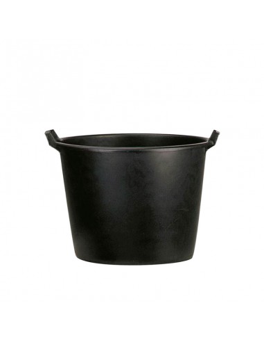 Pot rond en plastique noir pour Mazagran MM