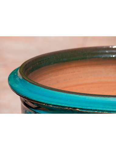 Coupe d'Anduze patine turquoise