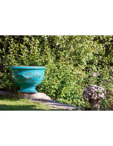 Coupe d'Anduze patine turquoise