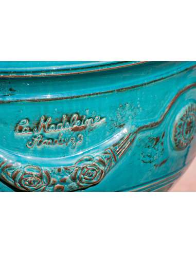 Coupe d'Anduze patine turquoise