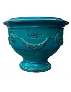 Coupe d'Anduze patine turquoise