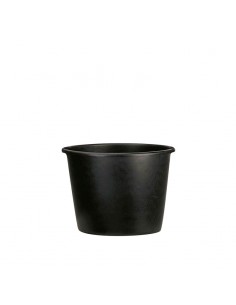 Pot rond en plastique noir pour Anduze n°5